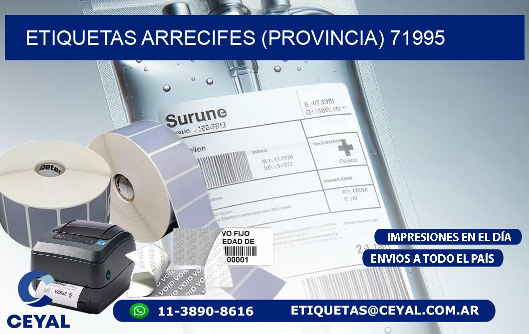 ETIQUETAS ARRECIFES (PROVINCIA) 71995