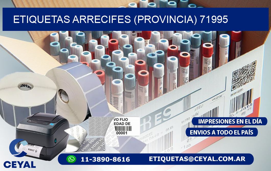 ETIQUETAS ARRECIFES (PROVINCIA) 71995