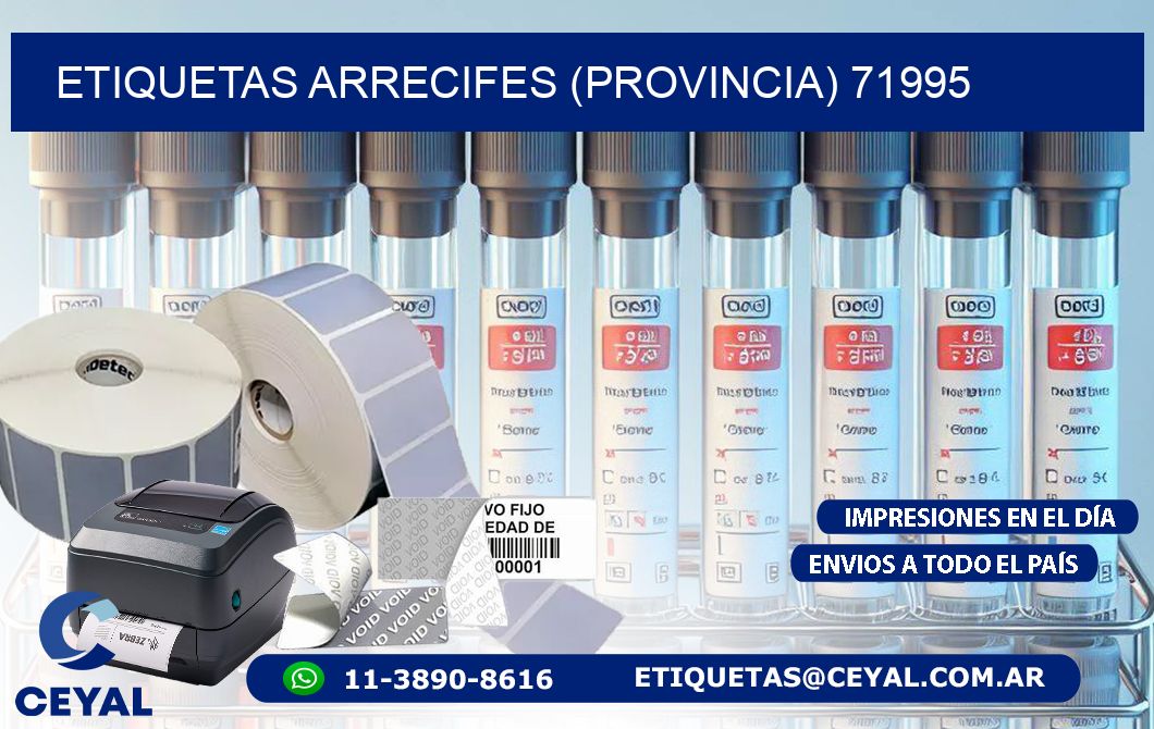 ETIQUETAS ARRECIFES (PROVINCIA) 71995