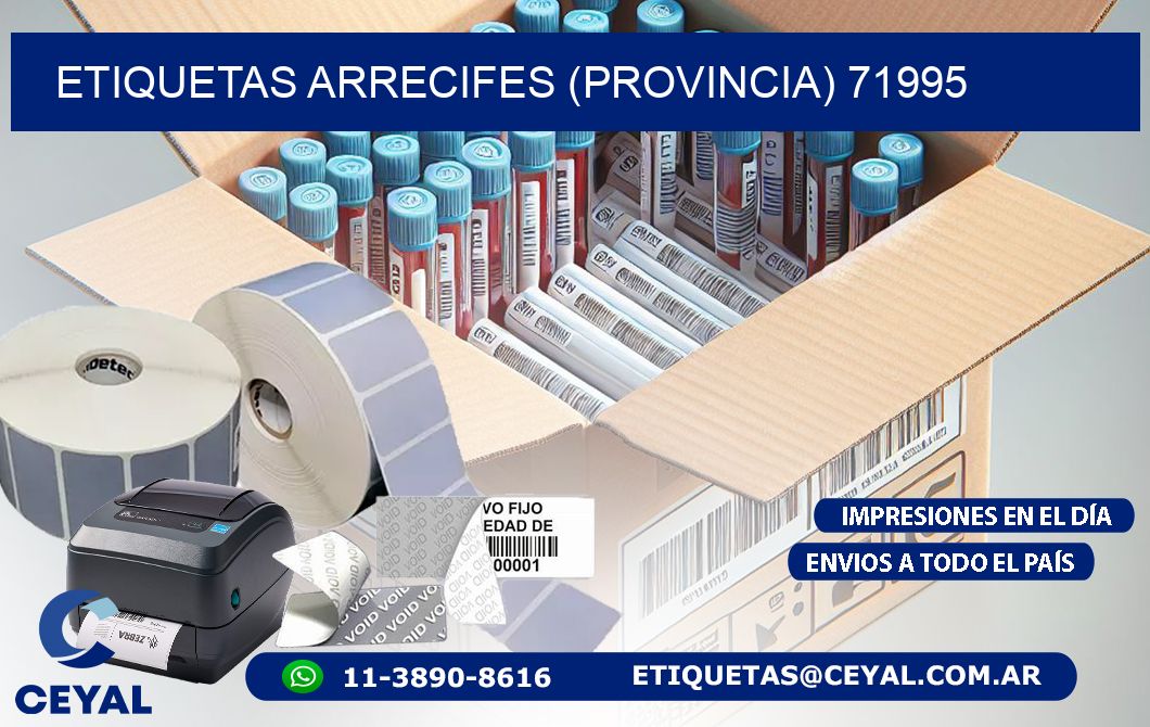 ETIQUETAS ARRECIFES (PROVINCIA) 71995