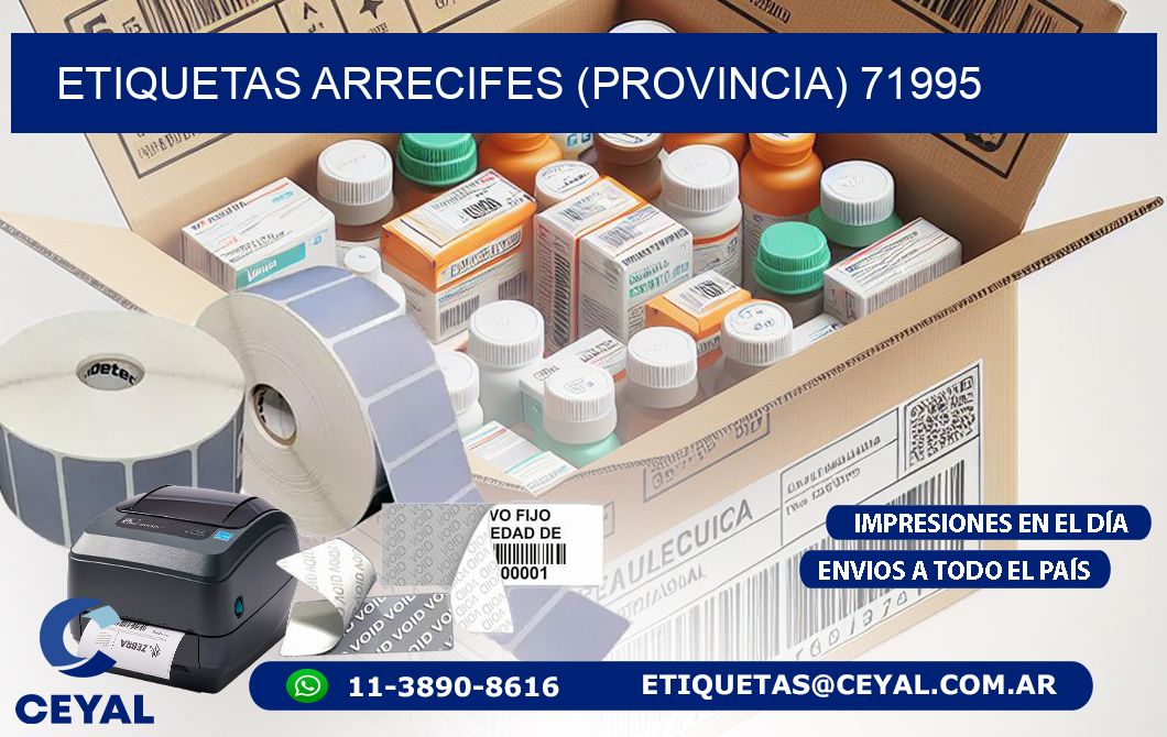 ETIQUETAS ARRECIFES (PROVINCIA) 71995