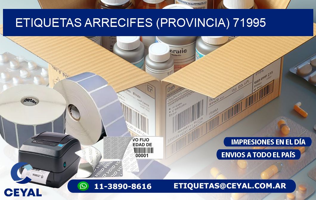 ETIQUETAS ARRECIFES (PROVINCIA) 71995