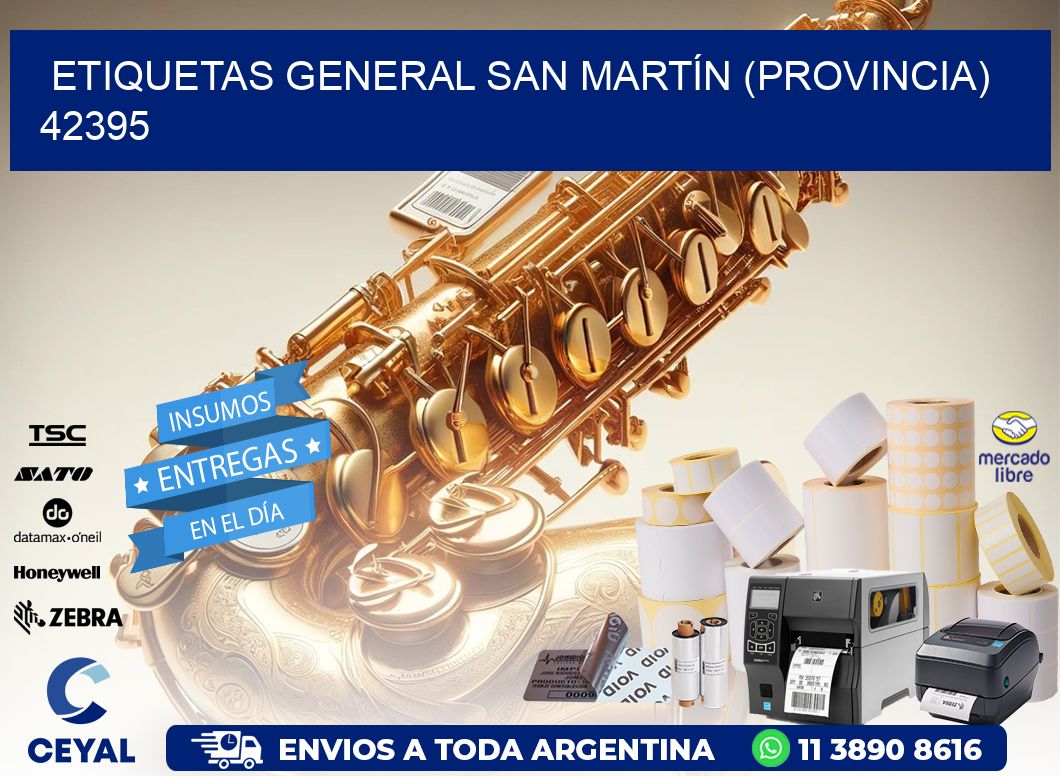 ETIQUETAS GENERAL SAN MARTÍN (PROVINCIA) 42395