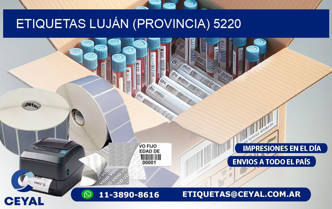 ETIQUETAS LUJÁN (PROVINCIA) 5220