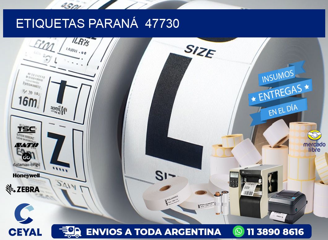 ETIQUETAS PARANÁ  47730