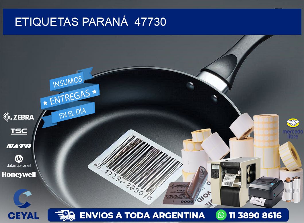 ETIQUETAS PARANÁ  47730