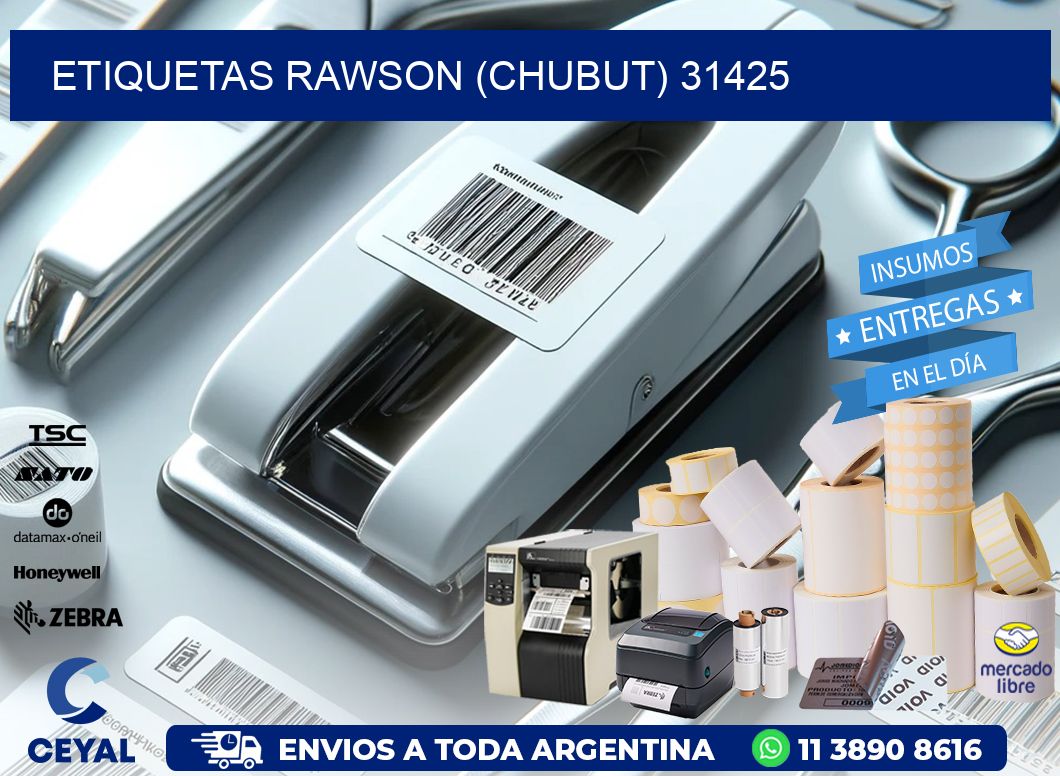 ETIQUETAS RAWSON (CHUBUT) 31425