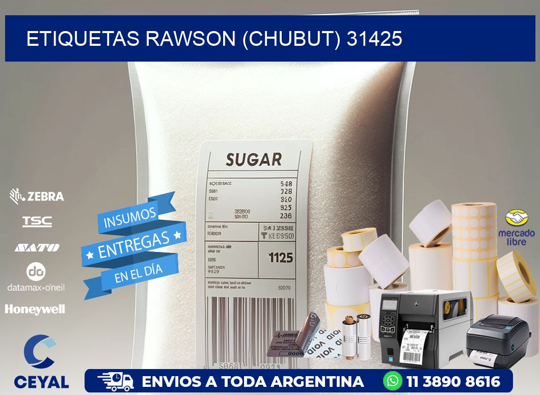 ETIQUETAS RAWSON (CHUBUT) 31425