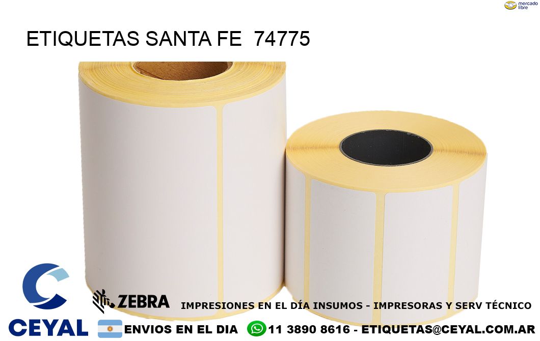 ETIQUETAS SANTA FE  74775