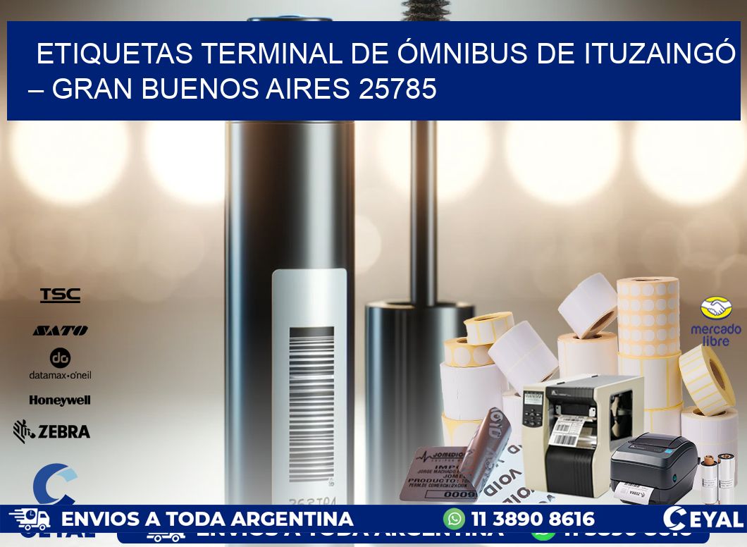 ETIQUETAS TERMINAL DE ÓMNIBUS DE ITUZAINGÓ – GRAN BUENOS AIRES 25785