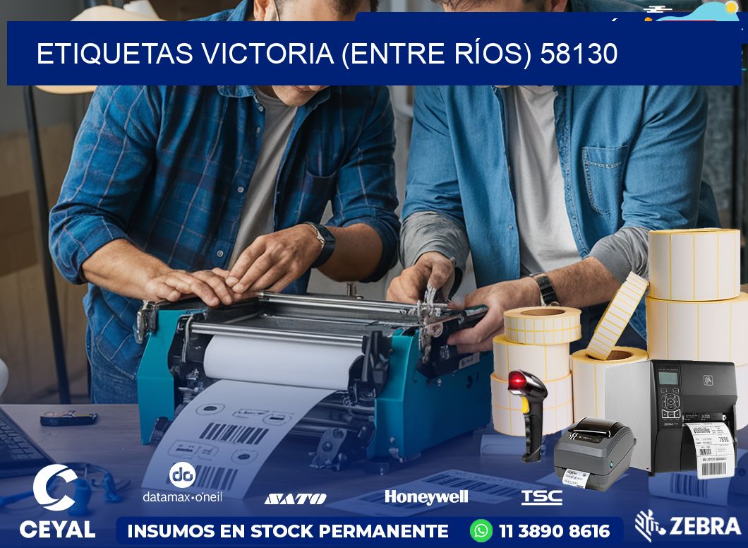 ETIQUETAS VICTORIA (ENTRE RÍOS) 58130